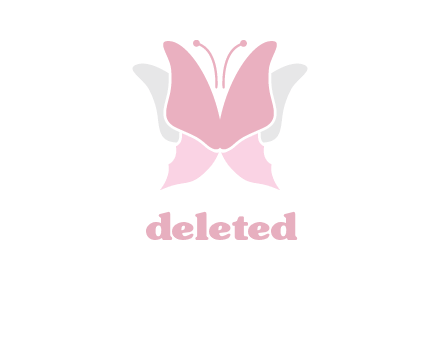 abstract butterfly logo