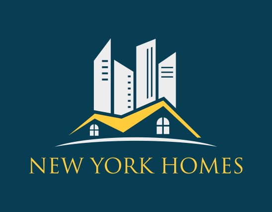 buildings behind home logo